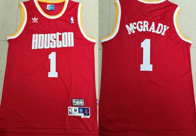 Rockets 1 Tracy McGrady Red Hardwood Classics Stitched NBA Jersey,We sell and wholesale Rockets 1 Tracy McGrady Red Hardwood Classics Stitched NBA Jersey on line form chian!